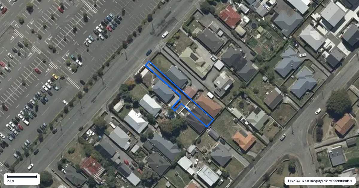 Property context map for 30A Chelsea Street, Linwood, Christchurch