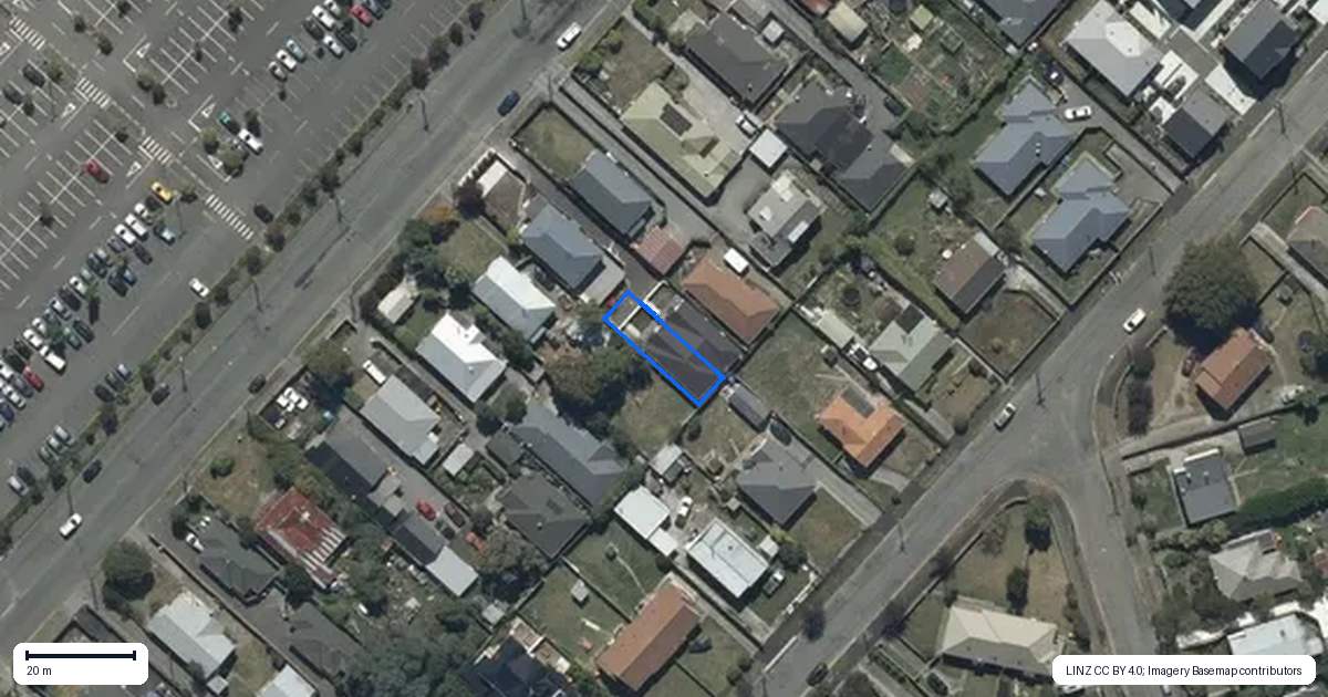 Property context map for 30B Chelsea Street, Linwood, Christchurch