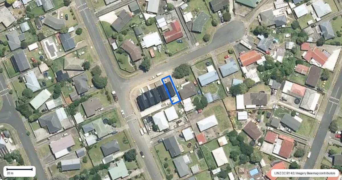 Property context map for 1E Ainsdale Place, Manurewa, Auckland