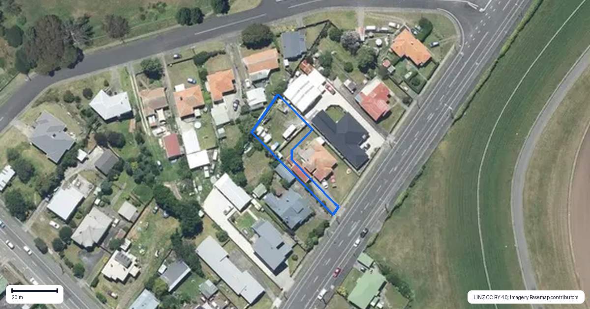 Property context map for 13A Jackson Street, College Estate, Whanganui