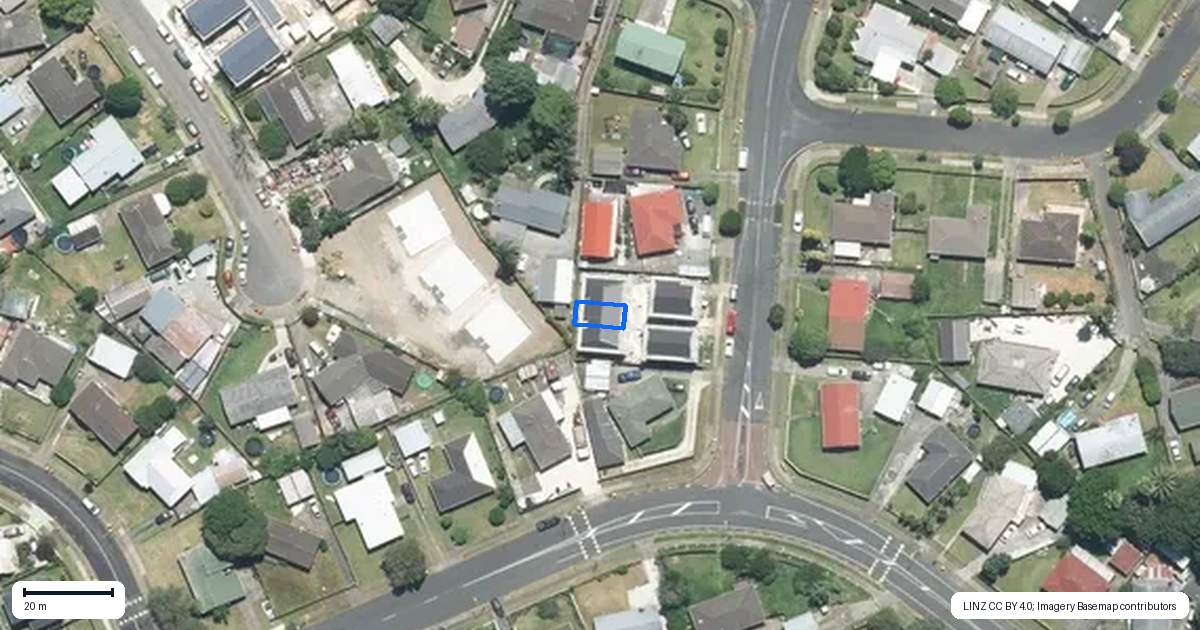 Property context map for 21C Swallow Drive, Manurewa, Auckland