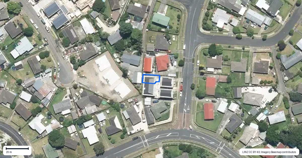 Property context map for 21B Swallow Drive, Manurewa, Auckland