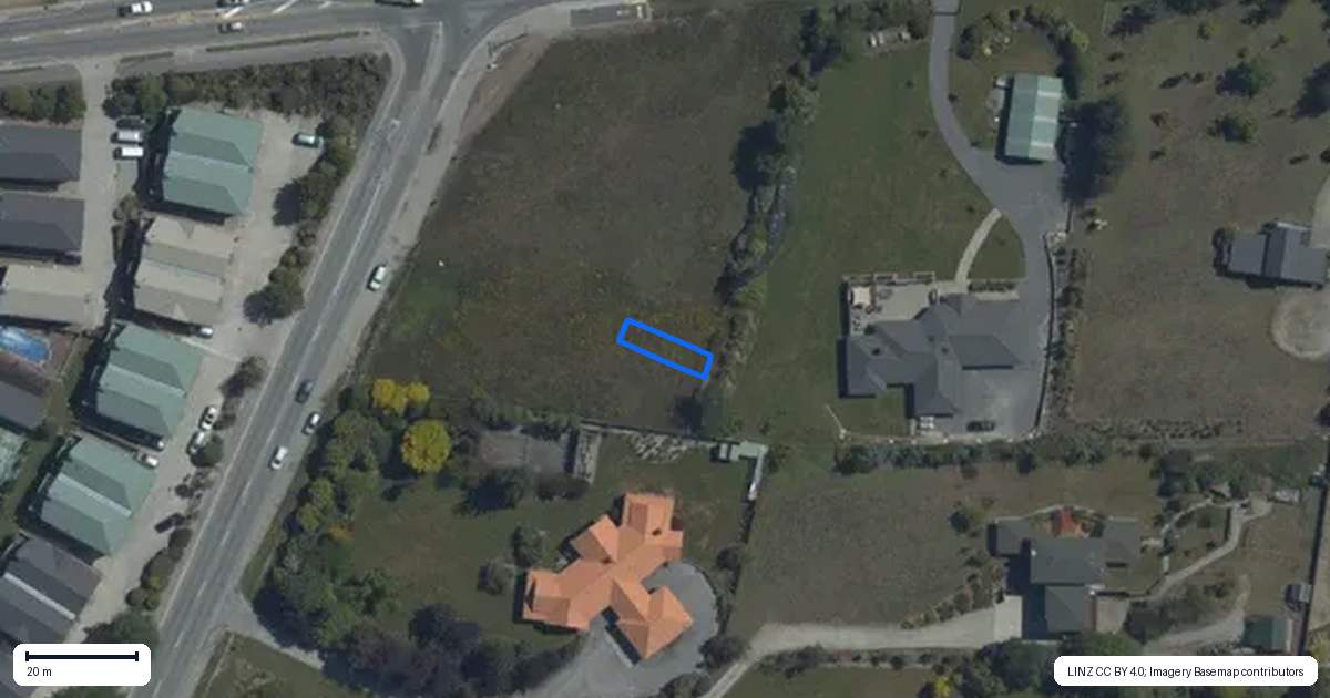 Property context map for 4 Rowley Place, Wanaka