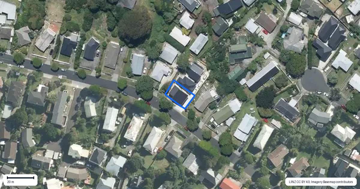 Property context map for 36A Caulton Street, St Johns, Auckland