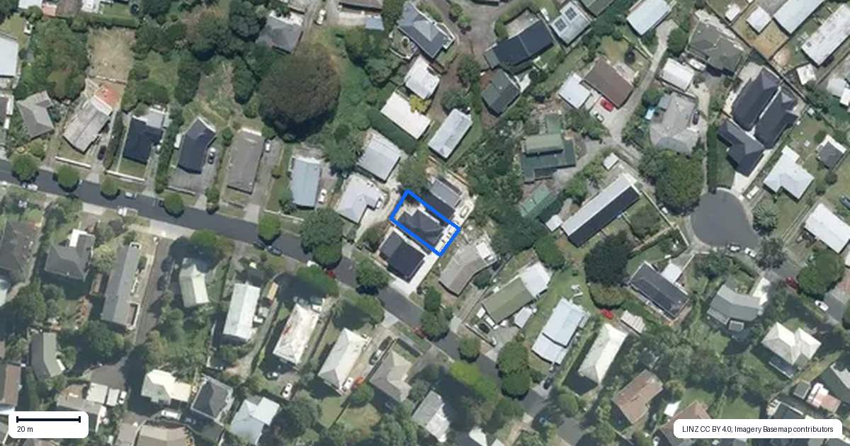 Property context map for 36B Caulton Street, St Johns, Auckland