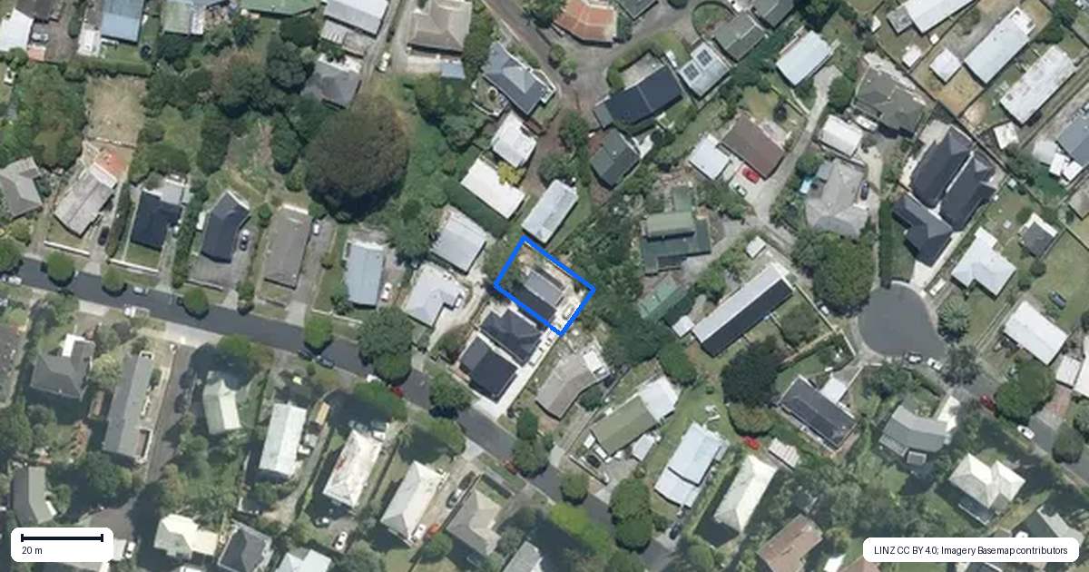 Property context map for 36C Caulton Street, St Johns, Auckland