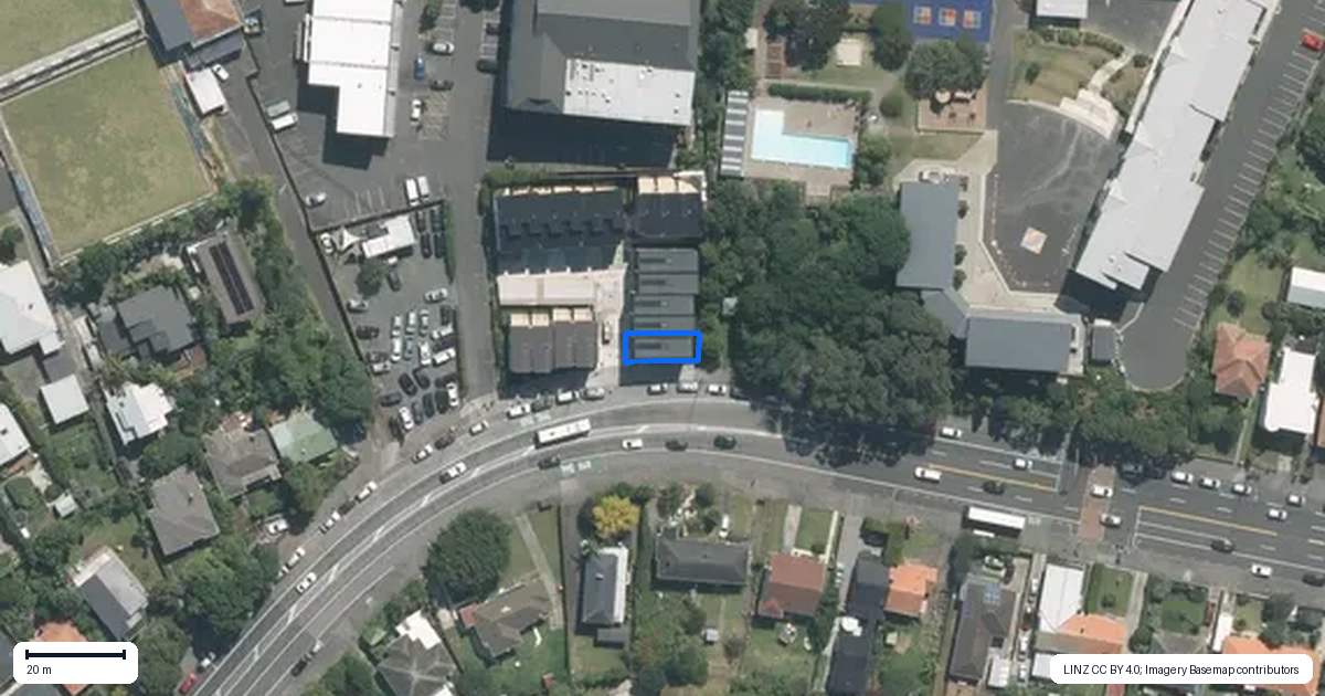 Property context map for 1/667 Great North Road, Grey Lynn, Auckland