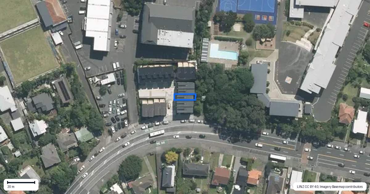 Property context map for 3/667 Great North Road, Grey Lynn, Auckland