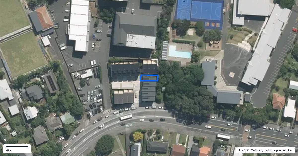 Property context map for 5/667 Great North Road, Grey Lynn, Auckland