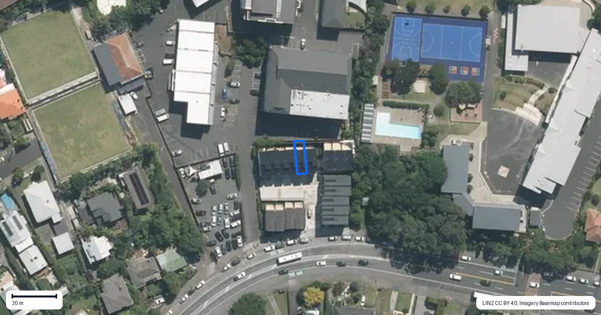 Property context map for 10/667 Great North Road, Grey Lynn, Auckland