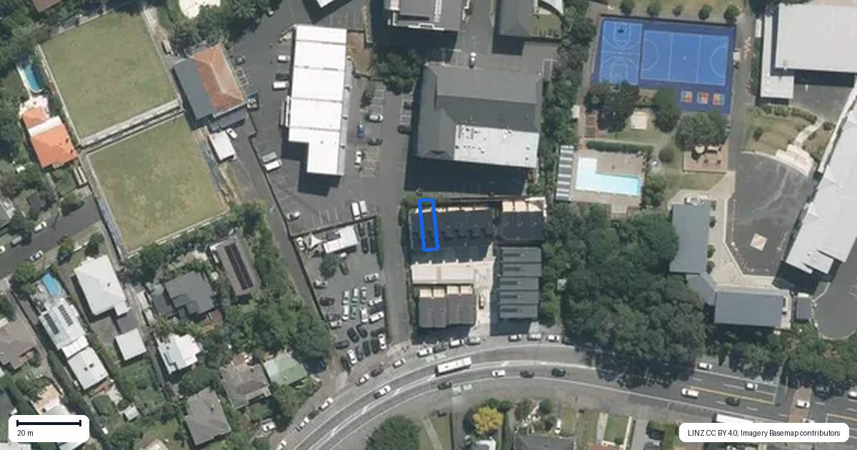 Property context map for 13/667 Great North Road, Grey Lynn, Auckland