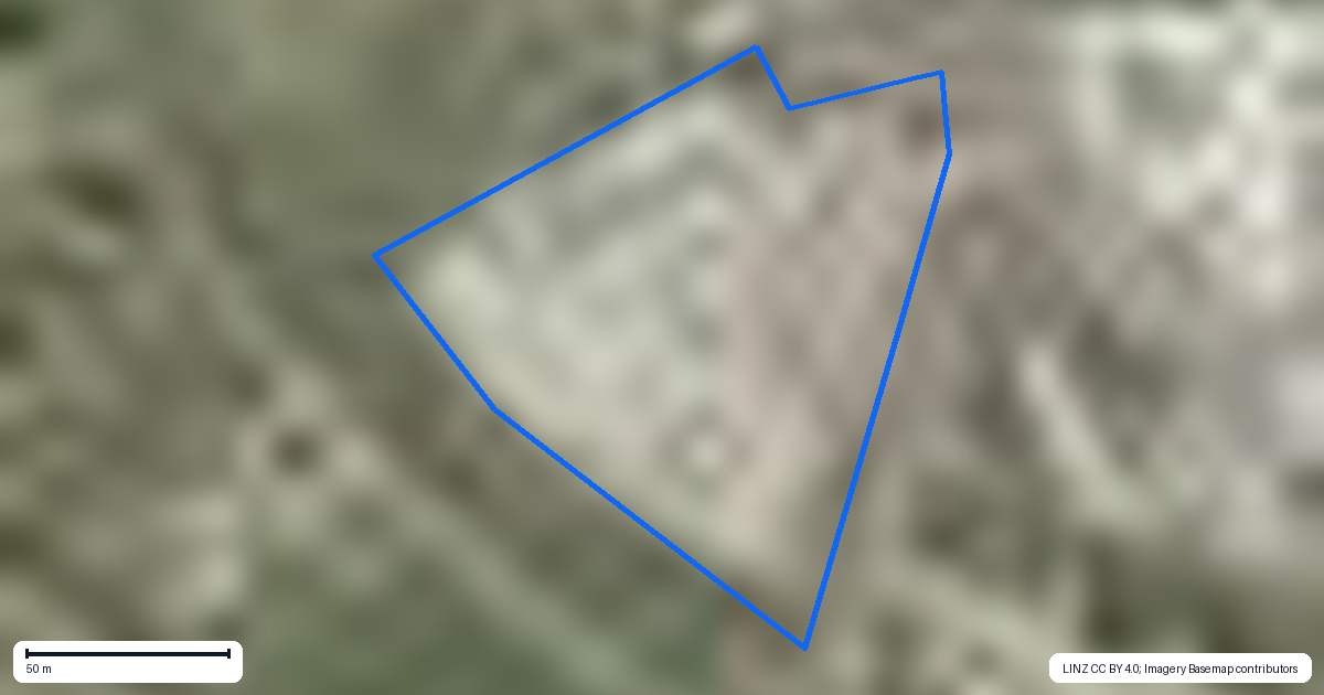 Property context map for 15 Airport Road, Wairoa