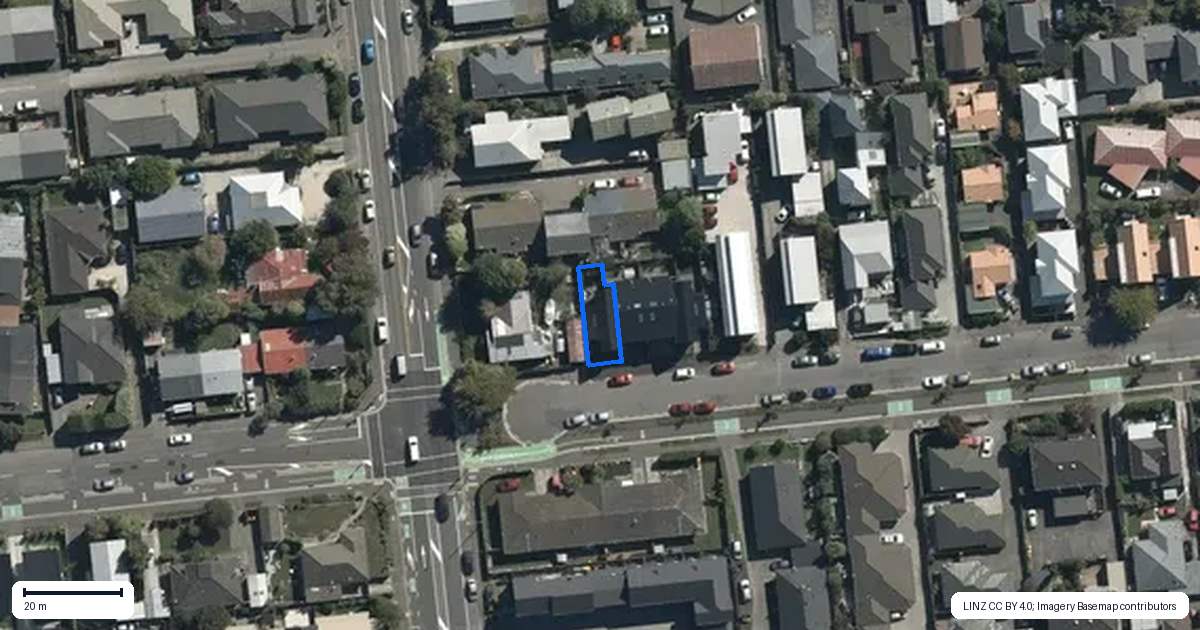 Property context map for 4/18 Elizabeth Street, Riccarton, Christchurch
