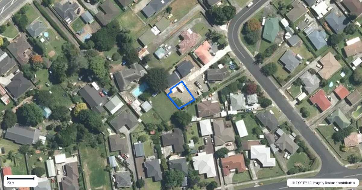 Property context map for 35B Edmund Hillary Avenue, Papakura