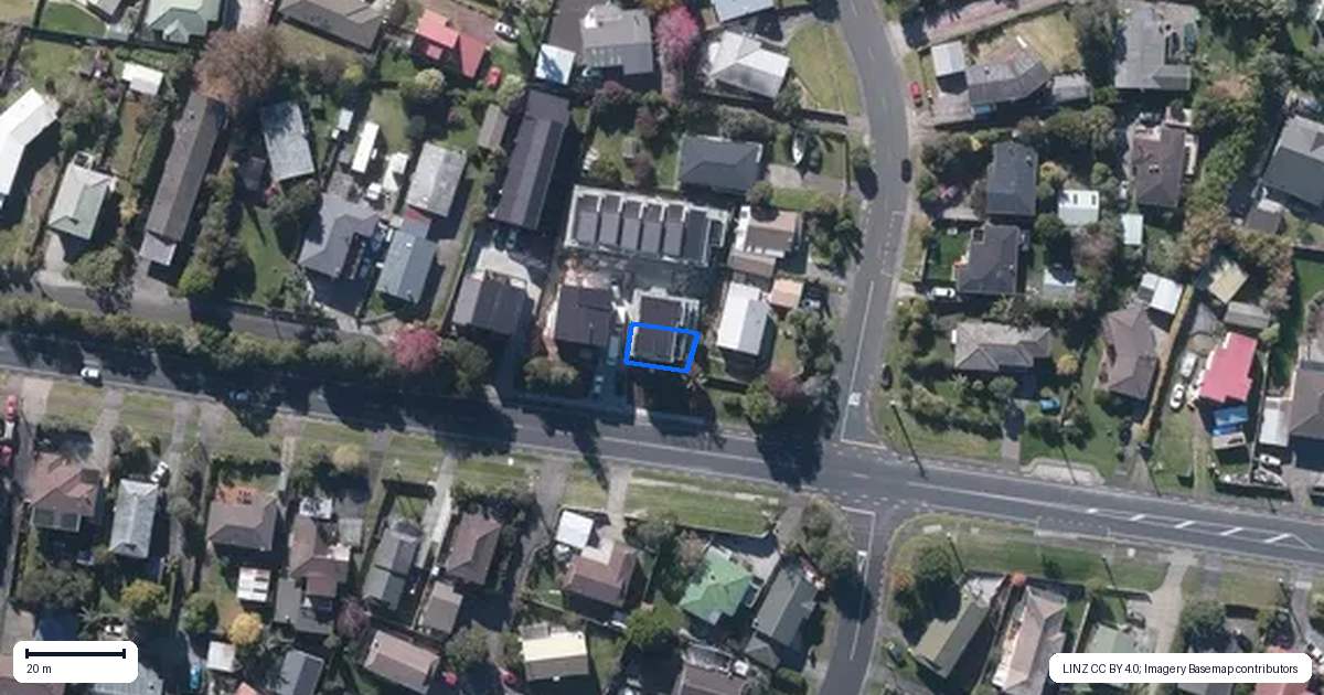 Property context map for 64A Triangle Road, Massey, Auckland
