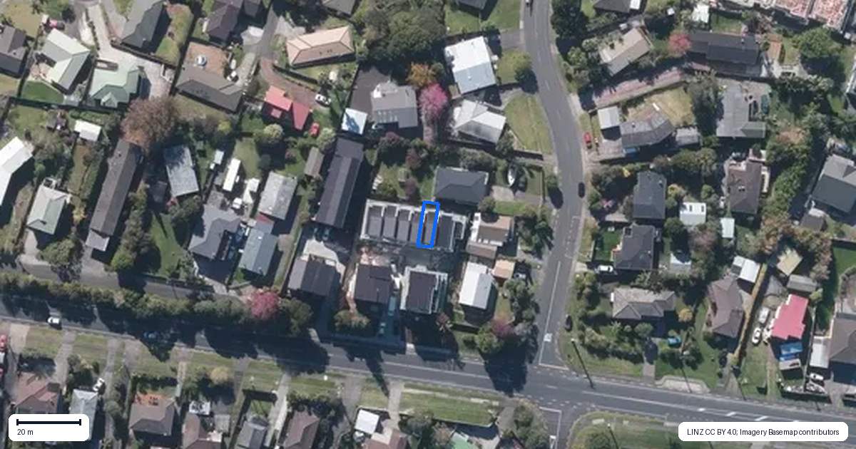 Property context map for 64D Triangle Road, Massey, Auckland