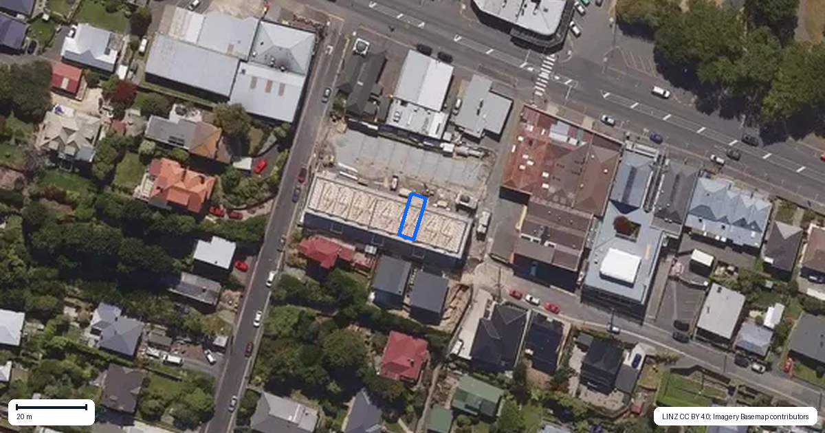 Property context map for 4/20 Henderson Street, Mornington, Dunedin