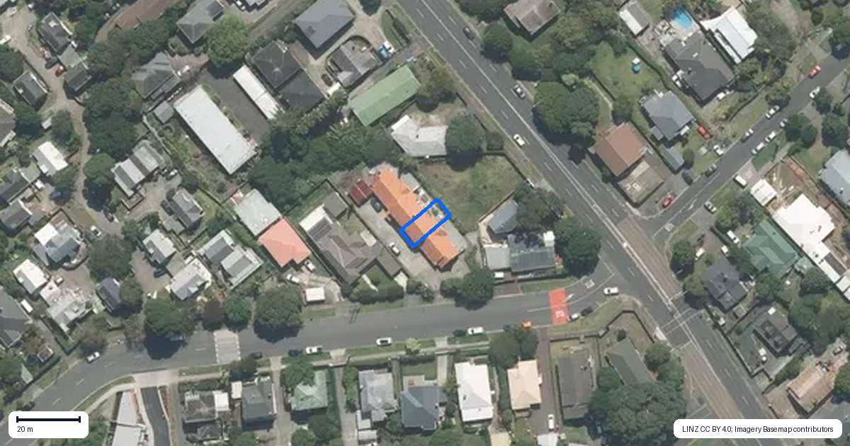Property context map for 2/107 Taylors Road, Mount Albert, Auckland