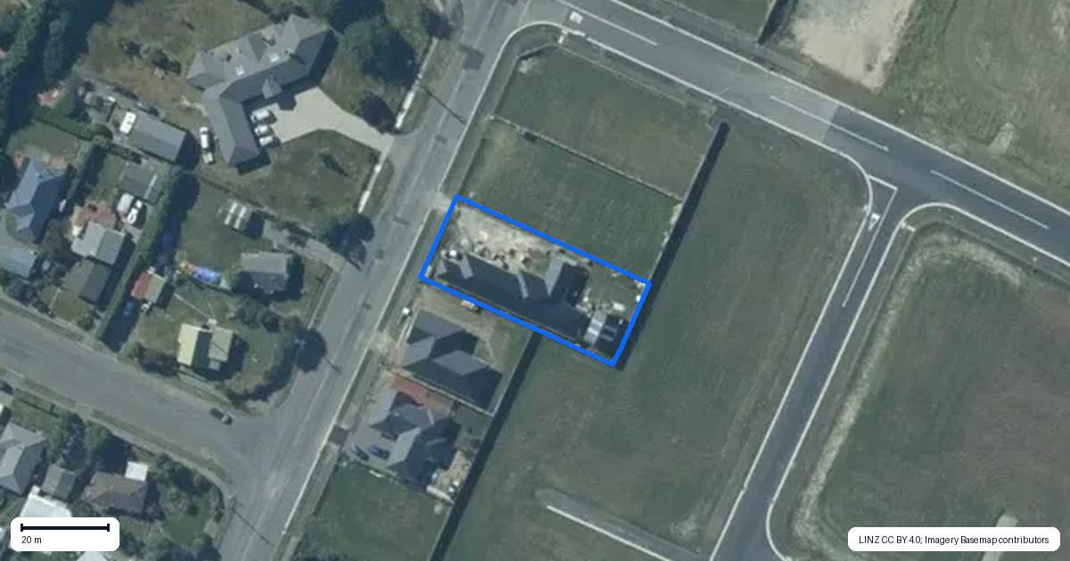 Property context map for 46 Kimberley Road, Darfield