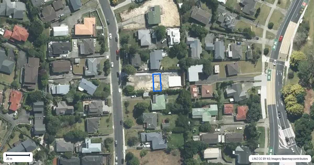 Property context map for 4/20 William Souter Street, Forrest Hill, Auckland