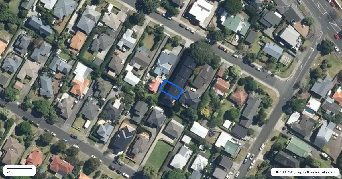 Property context map for 23D William Avenue, Greenlane, Auckland