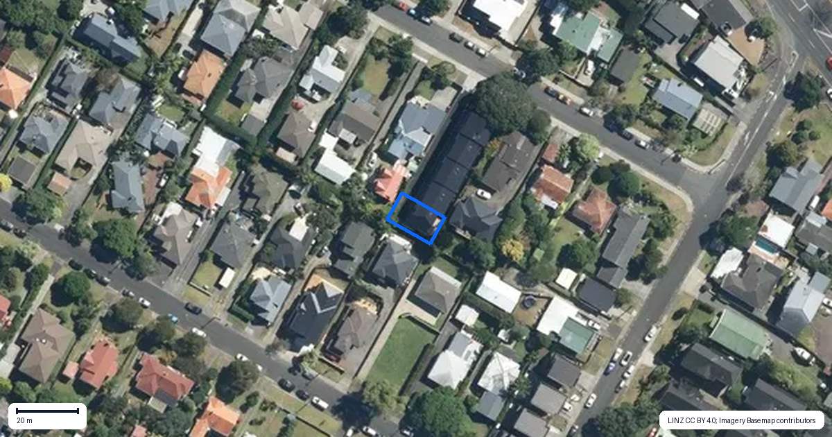 Property context map for 23E William Avenue, Greenlane, Auckland