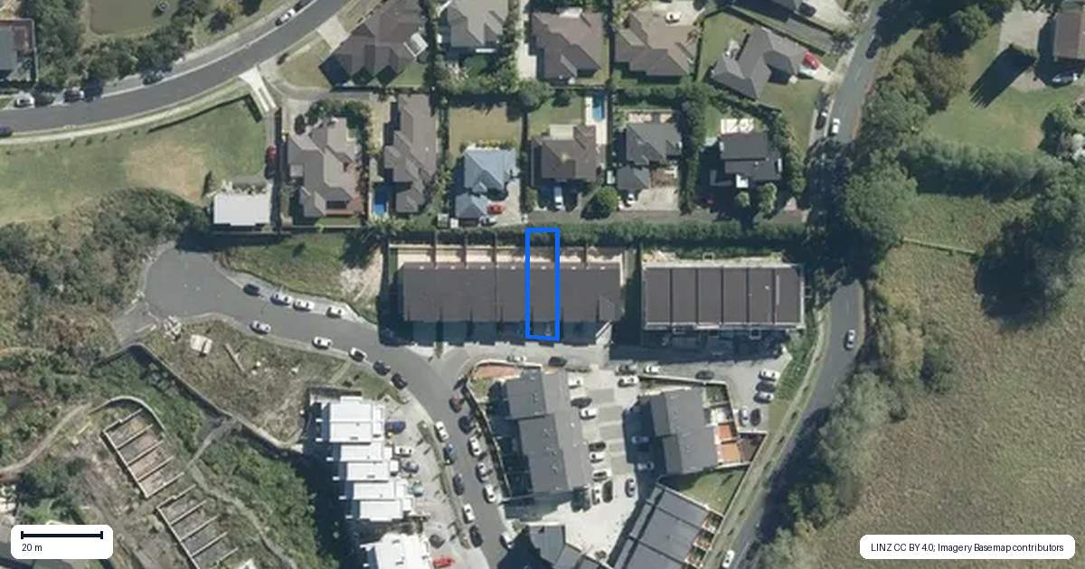 Property context map for 3/11 Rengarenga Rise, Fairview Heights, Auckland
