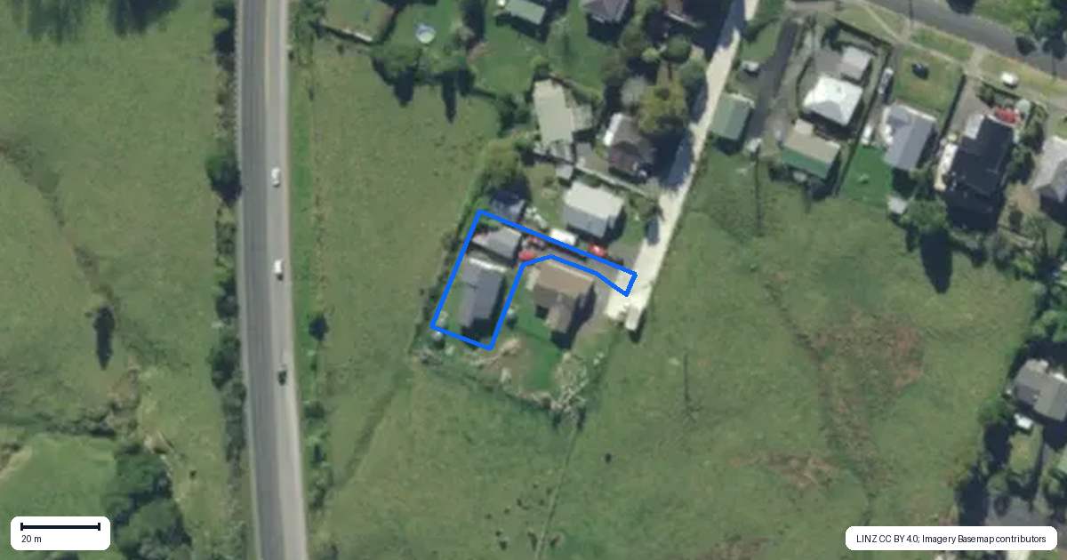 Property context map for 1/21C View Road, Hikurangi