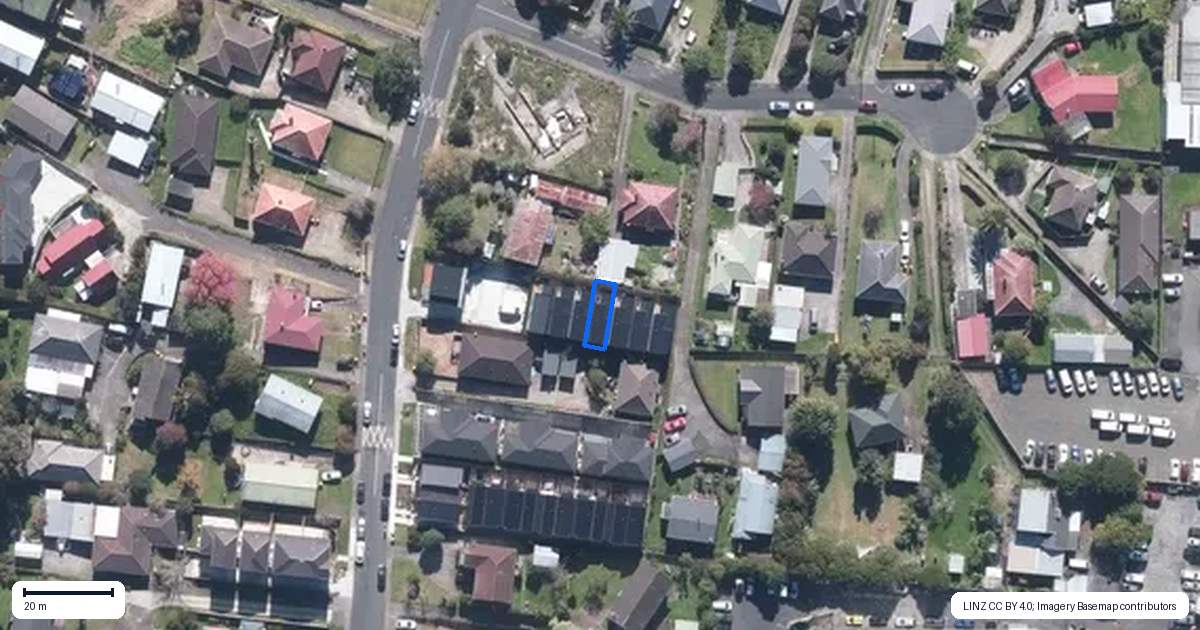 Property context map for 5/29 Tudor Road, Henderson, Auckland