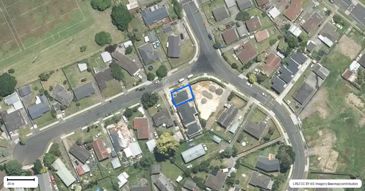 Property context map for 4A Solo Place, Manurewa, Auckland