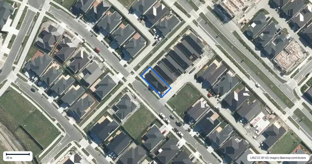 Property context map for 20 Kotiti Drive, Wainui