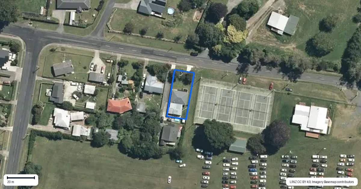 Property context map for 103A Herbert Street, Kihikihi, Te Awamutu
