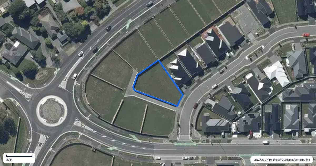Property context map for 11 Thomas Rickerby Road, Halswell, Christchurch