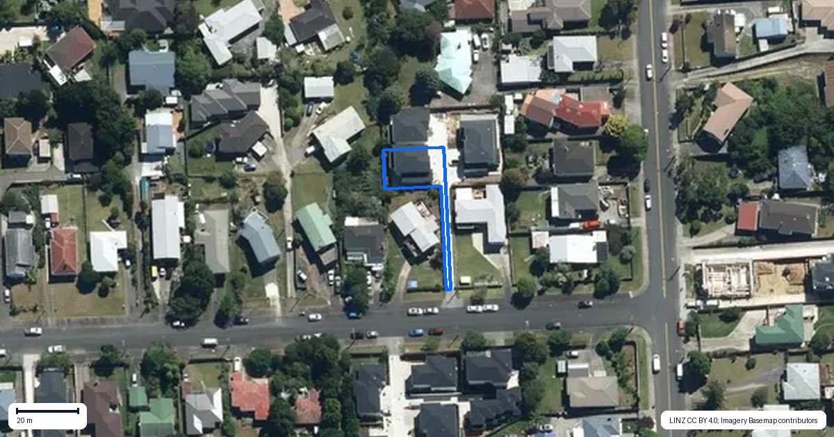 Property context map for 66A Holbrook Street, Blockhouse Bay, Auckland