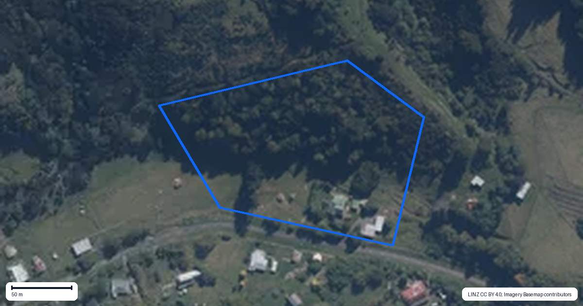 Property context map for 531 Le Bons Bay Road, Le Bons Bay