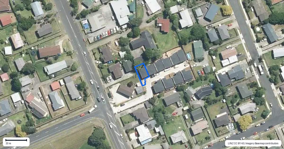 Property context map for 1/156 Coxhead Road, Wattle Downs, Auckland