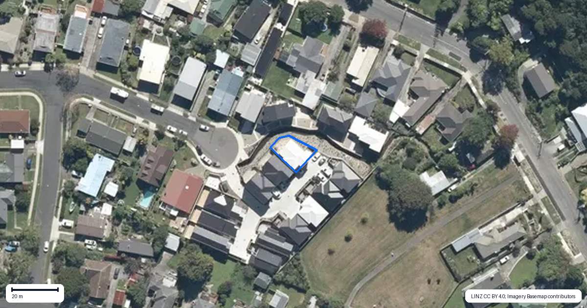 Property context map for 3/1 Helvetia Grove, Naenae, Lower Hutt
