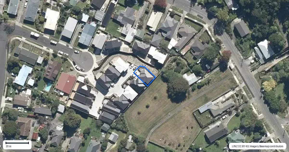 Property context map for 4/1 Helvetia Grove, Naenae, Lower Hutt