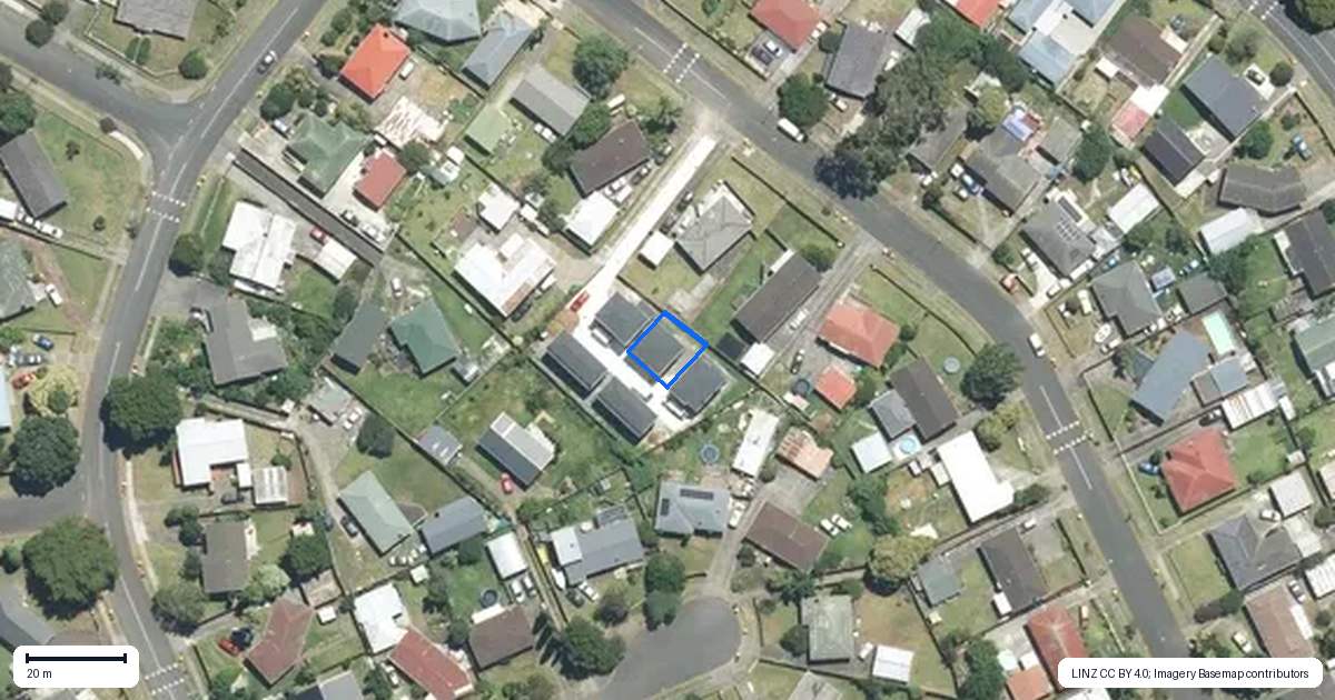 Property context map for 60B Heybridge Street, Manurewa, Auckland