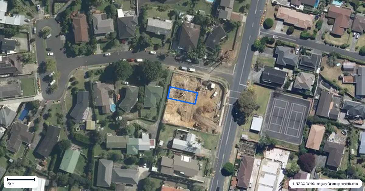 Property context map for 2B Imatra Place, Sunnyhills, Auckland