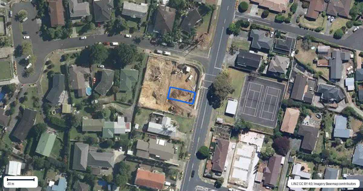 Property context map for 40B Glenmore Road, Sunnyhills, Auckland