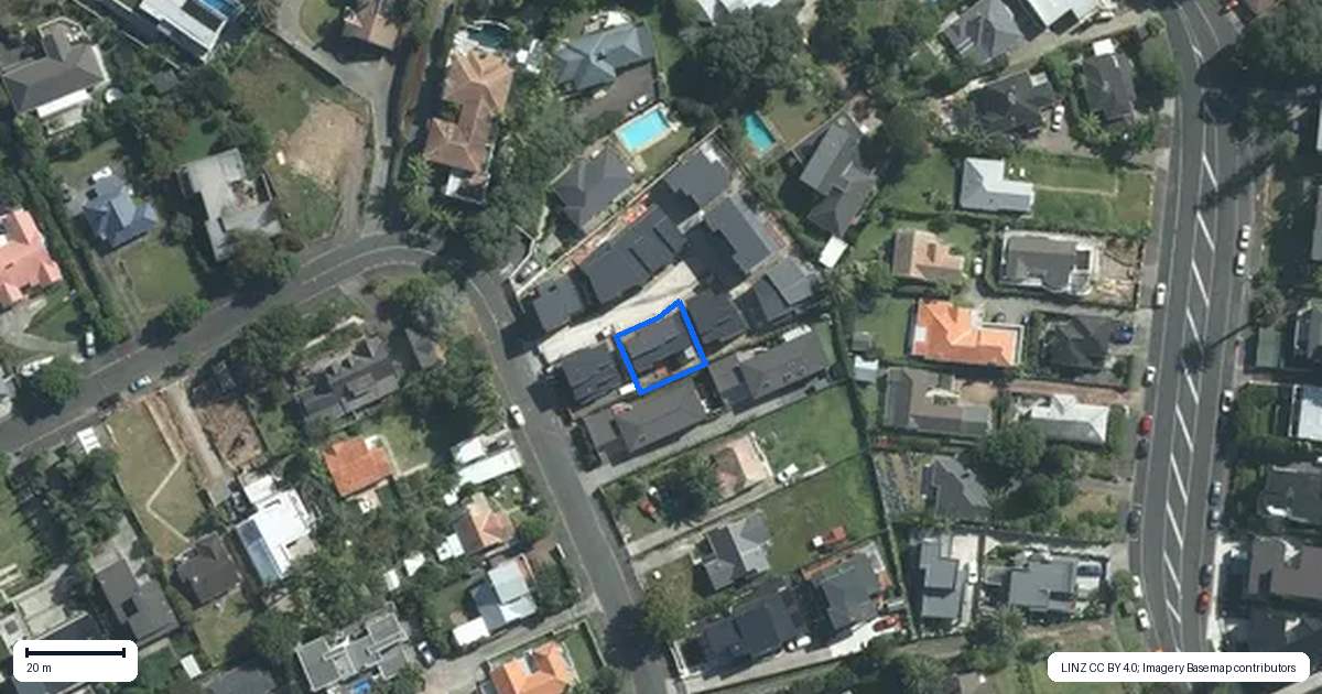 Property context map for 54A Tautari Street, Orakei, Auckland