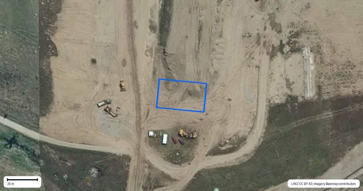 Property context map for 45 Atkins Road, Luggate, Wanaka
