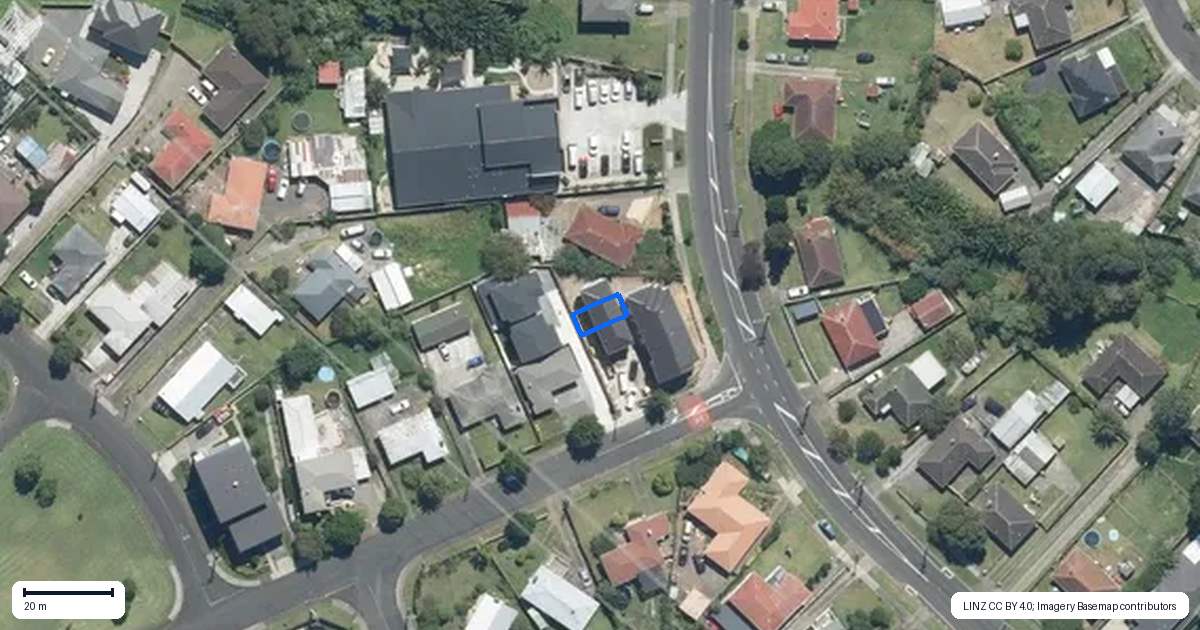 Property context map for 1B Clayton Avenue, Otara, Auckland