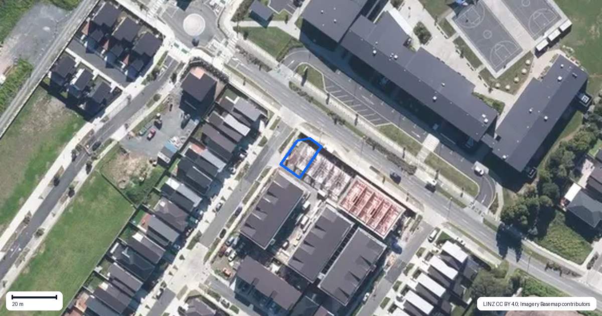 Property context map for 1/10 Scott Road, Hobsonville, Auckland