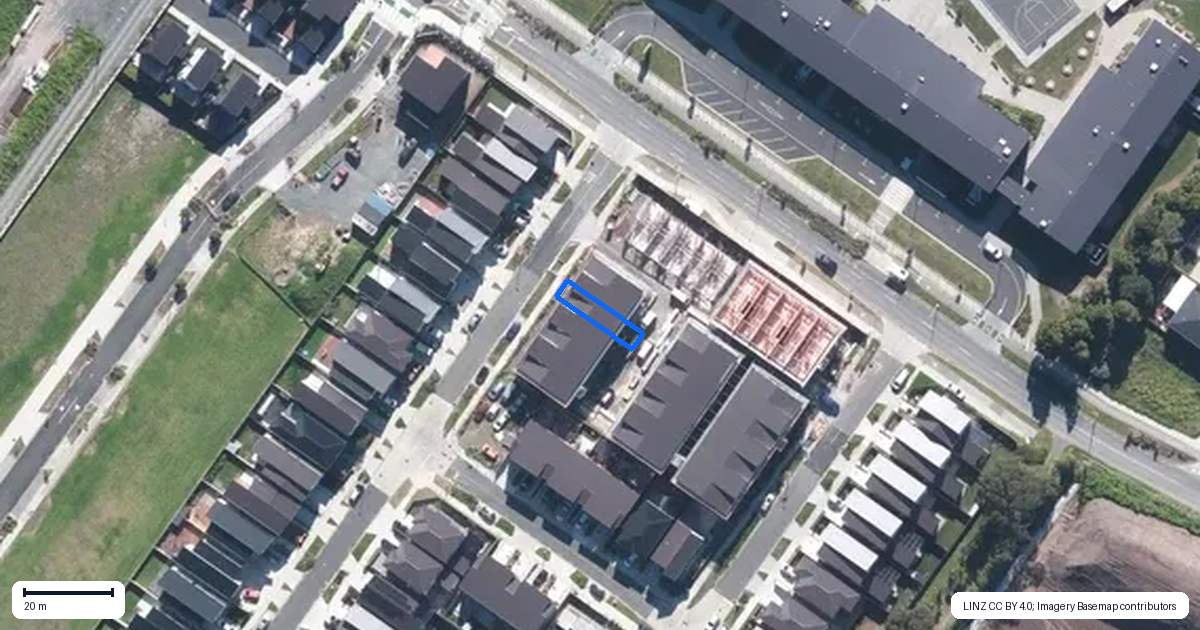 Property context map for 8 Pilot Drive, Hobsonville, Auckland