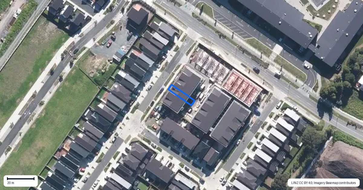 Property context map for 12 Pilot Drive, Hobsonville, Auckland