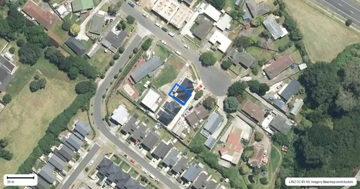 Property context map for 25B Leaver Place, Weymouth, Auckland