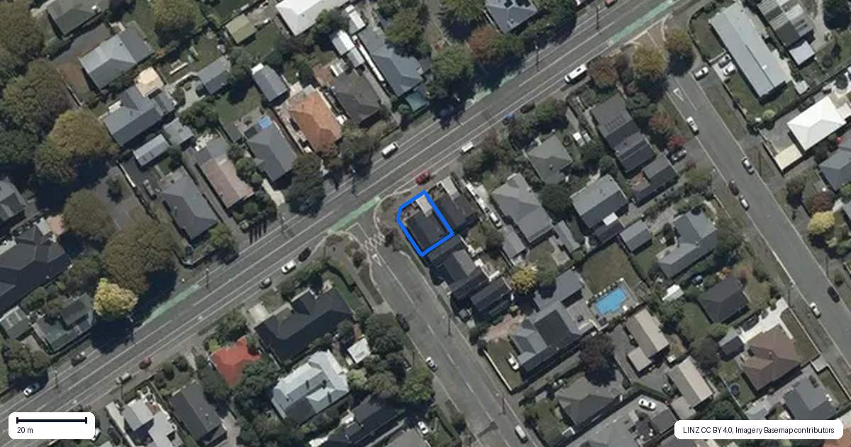 Property context map for 154 Westminster Street, Mairehau, Christchurch