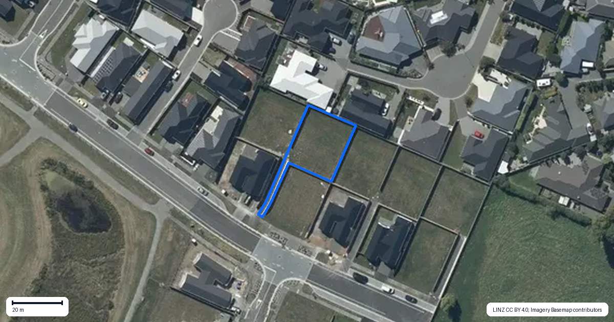 Property context map for 109 Skibbereen Drive, Halswell, Christchurch